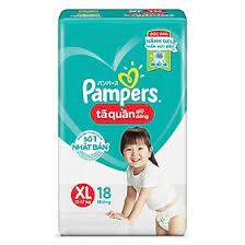 Tã quần Pampers XL18