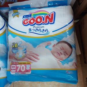 Bỉm - Tã dán Goon Premium NB70 (Newborn) - 70 miếng (cho bé dưới 5kg)