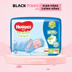 Bỉm - Tã dán Huggies size M - 76 miếng (Cho bé 6 - 11kg)