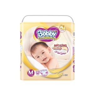 Bỉm - Tã quần Bobby Extra Soft - Dry cao cấp size M - 64 miếng (Cho bé 6 - 10kg)