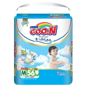 Bỉm - Tã quần Goon Premium size M - 56 miếng (Cho bé 7 - 12kg)