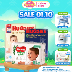 Bỉm - Tã quần Huggies Platinum Naturemade size XXL 26 miếng (Cho bé > 15kg)