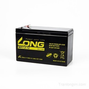 Bình ắc quy kín khí Long 12V-7.2AH (WP7.2-12)