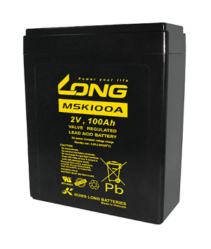 Bình ắc quy kín khí Long 2V-100Ah (MSK100A)