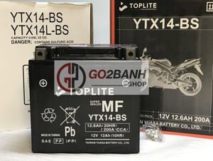 Bình ắc quy xe máy Toplite YTX14-BS