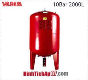 Bình áp lực Varem 2000 L 10 BAR