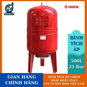 Bình áp lực VAREM 500L 25 bar