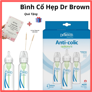 Bình sữa cổ hẹp Dr.Brown's 120ml