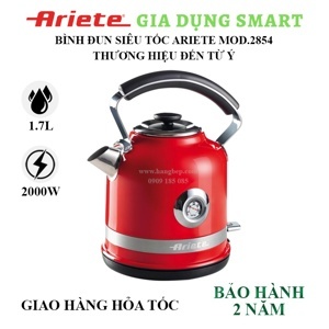 Bình đun siêu tốc Ariete 1.7 lít MOD.2854 (Ý)