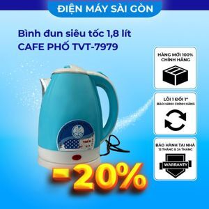 Bình đun siêu tốc Cafe Phố 1.8 lít TVT-7979