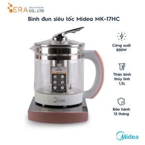 Bình đun siêu tốc Midea MK-17HC - 1.5 lít