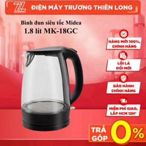 Bình đun siêu tốc Midea MK-18GC - 1.8 lít