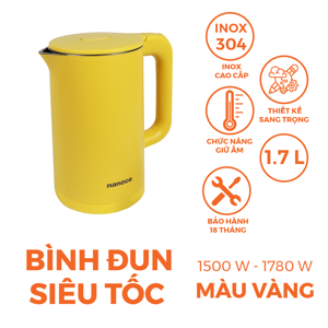 Bình đun siêu tốc Nanoco NKT1750