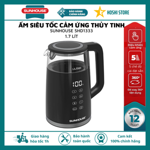 Bình đun siêu tốc Sunhouse 1.7 lít SHD1333