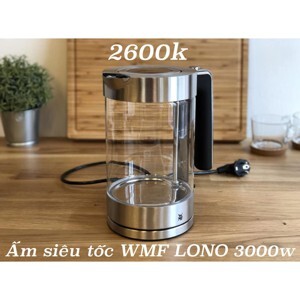 Bình đun siêu tốc WMF Lono Glass Waserkocher - 1.7 L