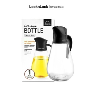 Bình đựng dầu với nắp mở tự động Lock&Lock CKO101BLK (550ml)