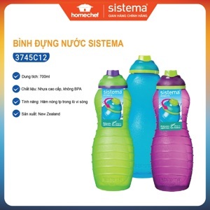 Bình đựng nước Sistema 3745C12 700ml