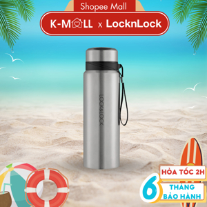 Bình giữ nhiệt bằng thép không gỉ Lock&Lock Vacuum Bottle LHC6180SLV (800ML)