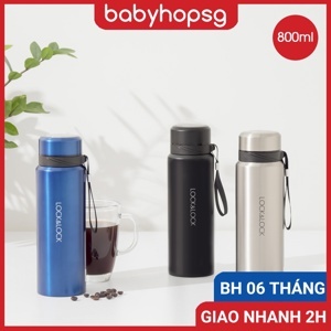 Bình giữ nhiệt bằng thép không gỉ Lock&Lock Vacuum Bottle LHC6180SLV (800ML)