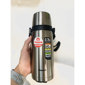 Bình giữ nhiệt có quai treo Peacock ASJ-81 760ml