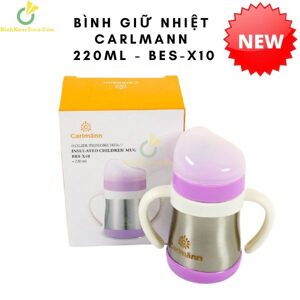 Bình nước giữ nhiệt em bé Carlmann BES-X10 220ml