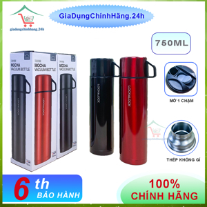 Bình giữ nhiệt Lock&Lock 750ml Mocha Vacuum Bottle LHC1438