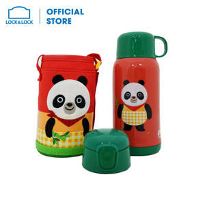 Bình giữ nhiệt Lock&Lock Cartoon Kids Vacuum Panda - LHC1435 550ml