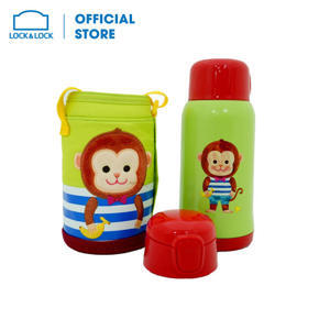 Bình giữ nhiệt Lock&Lock Cartoon Kids Vacuum Panda - LHC1435 550ml