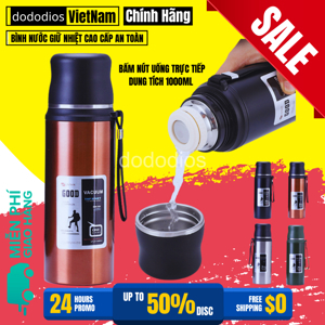 Bình giữ nhiệt Lock&Lock Vacuum Bottle LHC6180FU 800ml