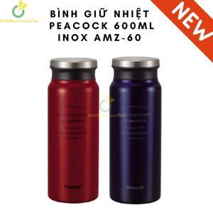 Bình giữ nhiệt nắp vặn Peacock AMZ-60 600ml