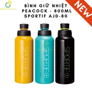 Bình giữ nhiệt Peacock 800ml Sportif AJD-80