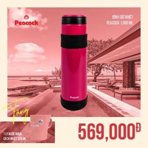 Bình giữ nhiệt Peacock AMJ-R100