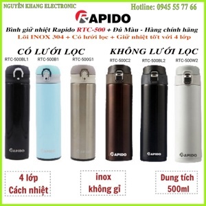 Bình giữ nhiệt Rapido RTC-500C2