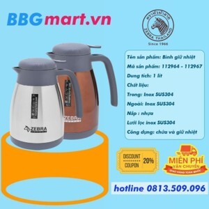 Bình giữ nhiệt smart Zebra 112967