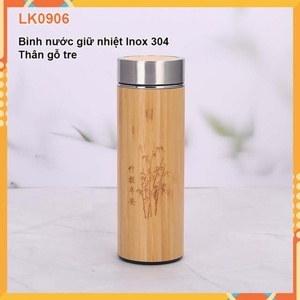 Bình giữ nhiệt vỏ tre 500ml