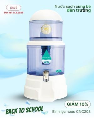 Bình lọc nước CNC CNC208 (CNC-208) 20L Trắng