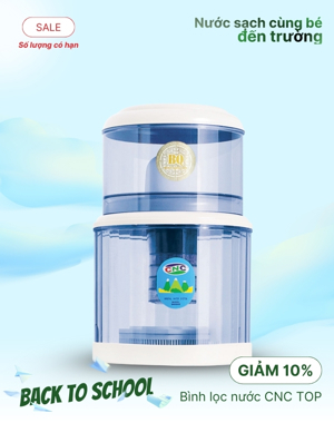 Bình lọc nước TOP CNC bình úp dùng cho cây nước CNC