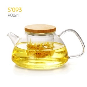 Bình lọc trà hoa thủy tinh Samadoyo S093 0.9L
