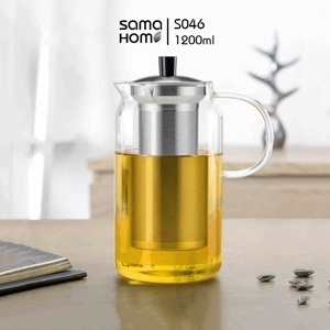 Bình lọc trà Inox Samadoyo S046 1200ml