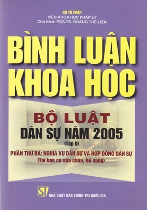 Bình Luận Khoa Học Bộ Luật Dân Sự Năm 2005 (Tập III)