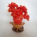 Bình mẫu đơn đỏ nhỏ H221G