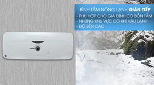 Bình nóng lạnh gián tiếp Ariston Slim SL 20 B - 20 lít, 2500W