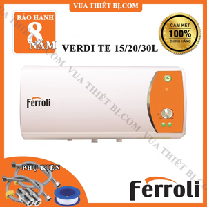 Bình nóng lạnh Ferroli QQ Evo 30TE-EH - 2500W, 30lít