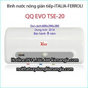 Bình nóng lạnh Ferroli QQEvo TSE 20l