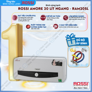 Bình nóng lạnh Rossi Amore RAM20SL - 20L