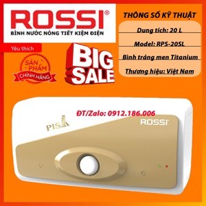 Bình nóng lạnh Rossi RPS-20SL