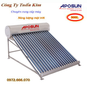 Bình nóng lạnh thái dương năng Aposun 300L