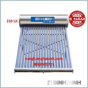 Bình nóng lạnh thái dương năng Bình Minh 150 lít