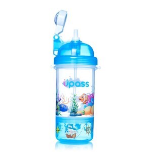 Bình nước cao cấp nắp bật có khay đựng kẹo Upass UP0826Y 400ml actbonus