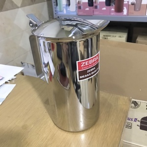 Bình nước inox Zebra có nắp 115014